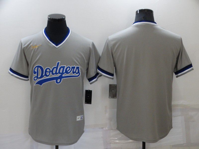 Men Los Angeles Dodgers Blank Grey Game Nike 2022 MLB Jersey